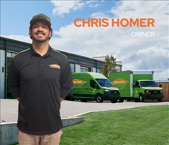 Chris Homer, team member at SERVPRO of Berrien County