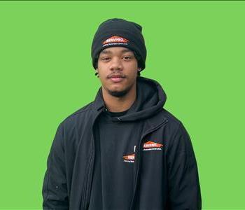 Shamar Coker, team member at SERVPRO of Greensboro North