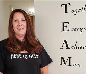 Julie Vest, team member at SERVPRO of Roanoke County