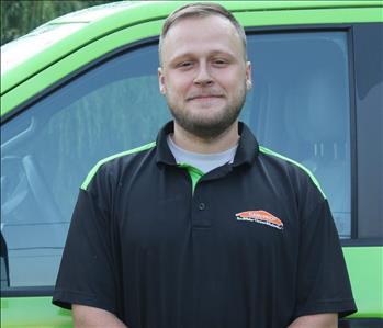 Jonathan Massey, team member at SERVPRO of Beckley