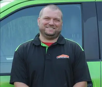 Andrew Ward, team member at SERVPRO of Beckley