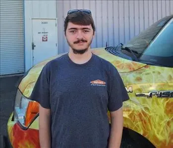 Bradley Williams, team member at SERVPRO of South Shasta County