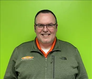 Brian Mammenga, team member at SERVPRO of North Central Tazewell County, Galesburg, and Macomb