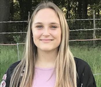 Mekenzie Watterson, team member at SERVPRO of Tyler and Palestine