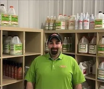 Jeremy Hardin, team member at SERVPRO of Bloomington / Pontiac