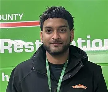 Ashwin Mahadeo, team member at SERVPRO of Vermilion County