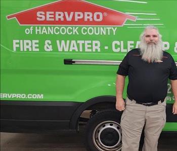 Rick Franks, team member at SERVPRO of Hancock County
