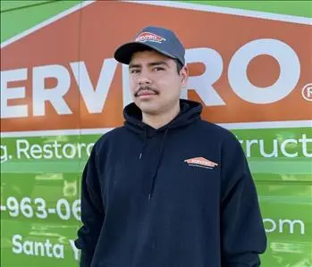 Oz Garcia, team member at SERVPRO of Santa Barbara