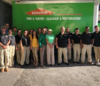 Employees of SERVPRO Brickell, team member at SERVPRO of Brickell