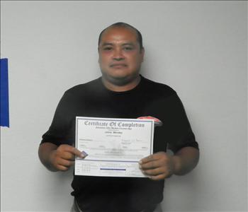 Jaime Mendez, team member at SERVPRO of Yorba Linda / Brea