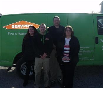 Group Photo December 2017, team member at SERVPRO of Zanesville / Cambridge