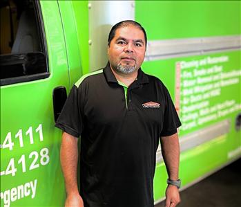 Javier Baeza, team member at SERVPRO of Pasadena North