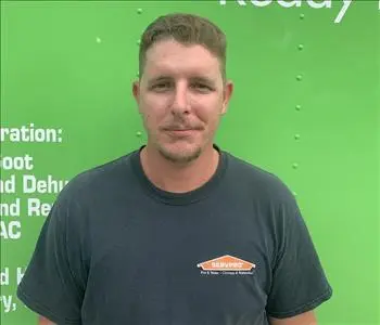 Brandon Clifton, team member at SERVPRO of Arlington / Jacksonville East