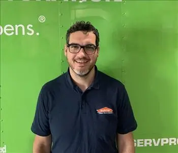 Evan Nadeau, team member at SERVPRO of Arlington / Jacksonville East