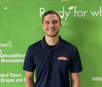 Tyler Grissom, team member at SERVPRO of Arlington / Jacksonville East