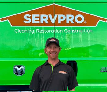 Zak Wilcox, team member at SERVPRO of New Hanover