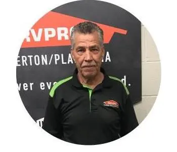 Frank Gutierrez, team member at SERVPRO of East Fullerton / Placentia