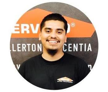 Jonathan Guttierrez, team member at SERVPRO of East Fullerton / Placentia