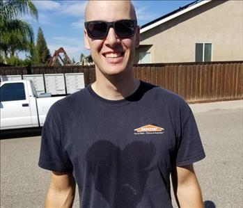 Andrew Hull, team member at SERVPRO of Fresno Southeast