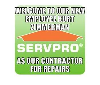 Kurt Zimmerman, team member at SERVPRO of Steuben, DeKalb and LaGrange Counties
