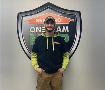 Jordan Hubert, team member at SERVPRO of Kankakee County