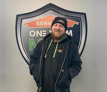 Zack Weaver, team member at SERVPRO of Kankakee County