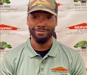 DeCorey King, team member at SERVPRO of Texarkana