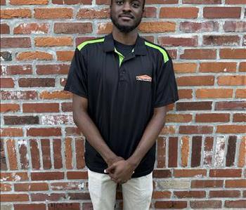 Deion Mitchell, team member at SERVPRO of Greater Covington and Mandeville
