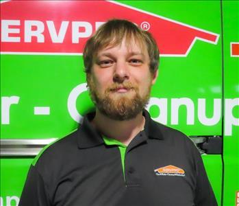 Drew Briggs, team member at SERVPRO of Burlington