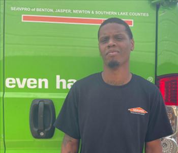 Cody Crawford, team member at SERVPRO of Benton, Jasper, Newton & Southern Lake Counties