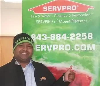 Nanda Ragala, team member at SERVPRO of Mount Pleasant