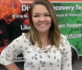 Annie Felts, team member at SERVPRO of Muskogee / McIntosh Counties & Tahlequah