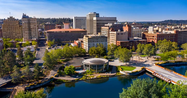 Skyline of Spokane